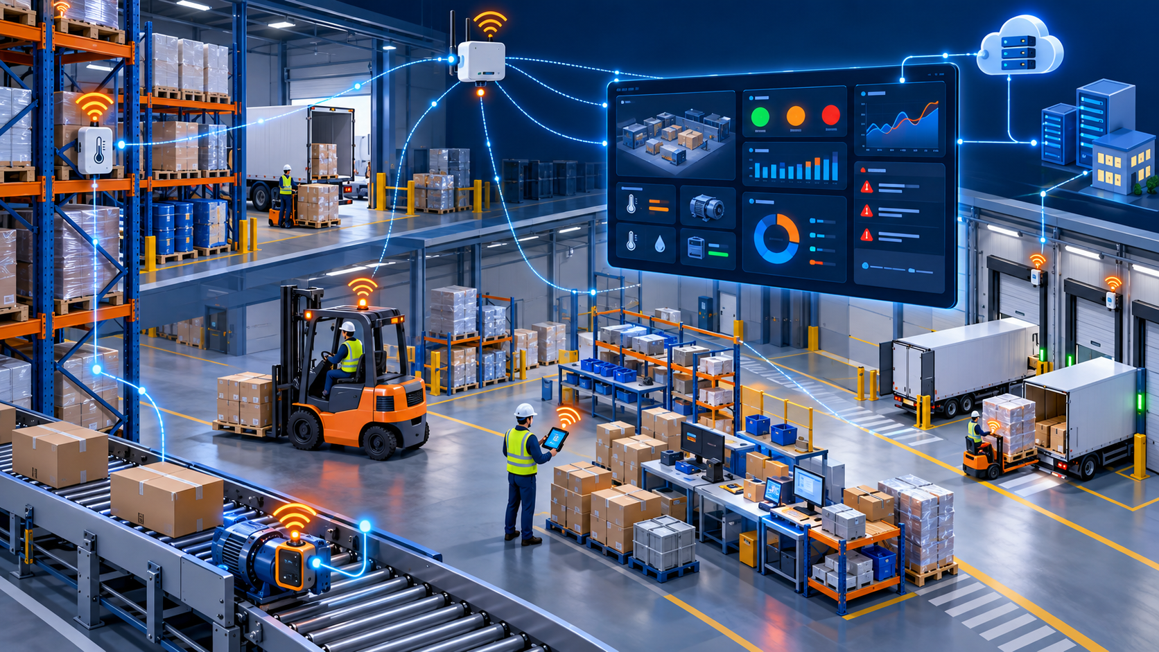 BrilliantWMS IoT warehouse operations and connected devices