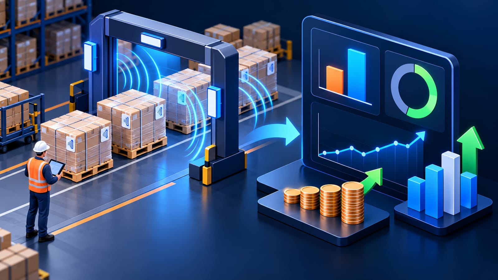 RFID return on investment illustration