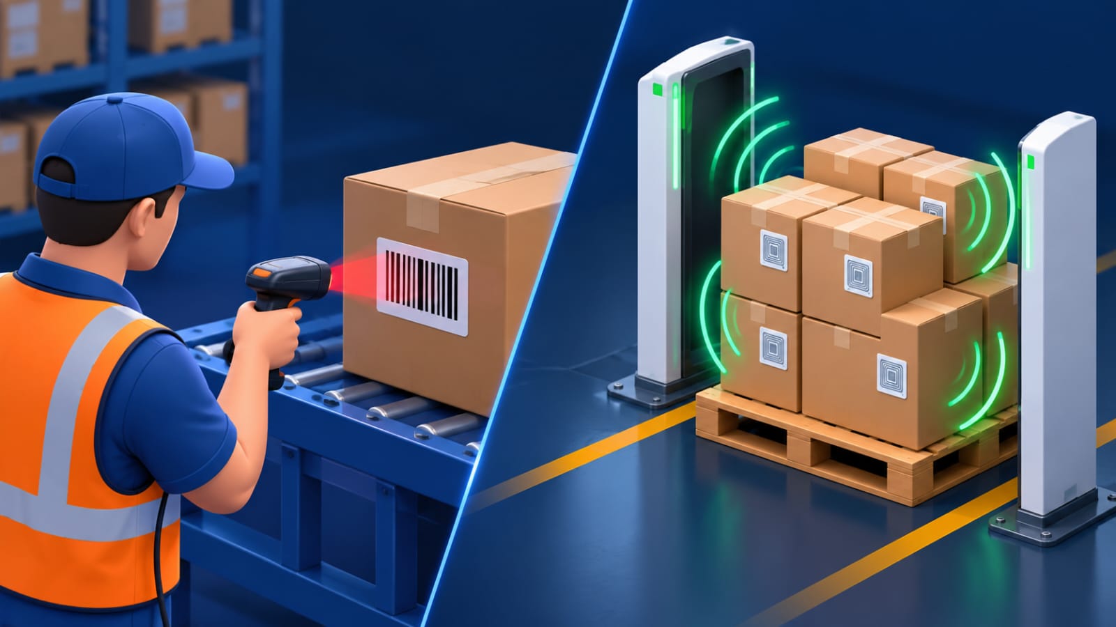 RFID inventory illustration